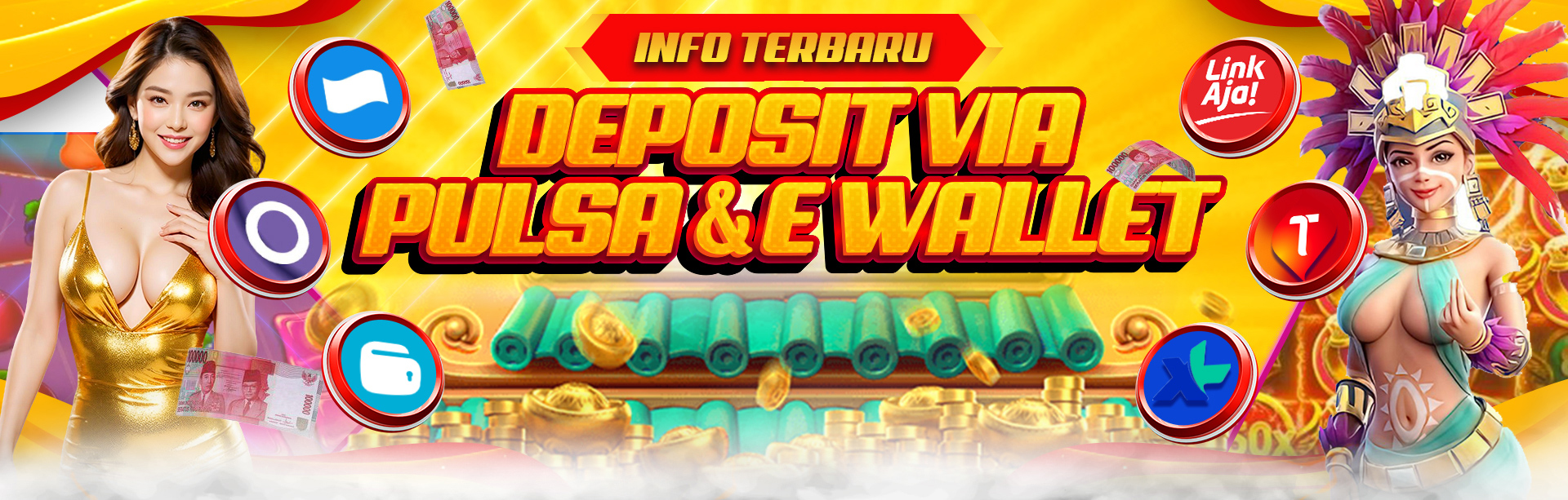 DEPOSIT VIA PULSA & E WALLET
