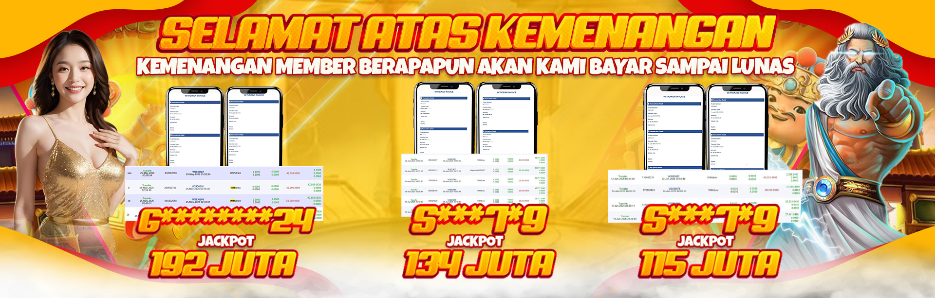 BUKTI JP 192JT, 134JT & 115JT