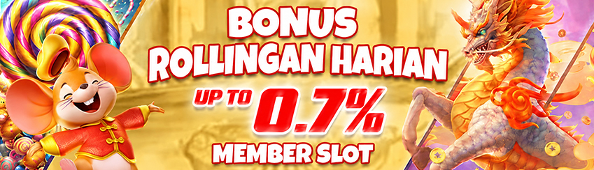 BONUS ROLLINGAN MEMBER SLOT UP TO 0.7%